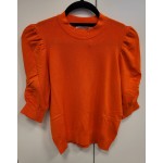 Esqualo Sweater Short Puff slv ORANGE